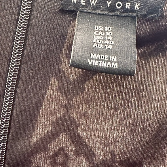 Nicole Miller Animal Print V-Neck Romper/Jumpsuit Women’s 10 - Picture 13 of 14